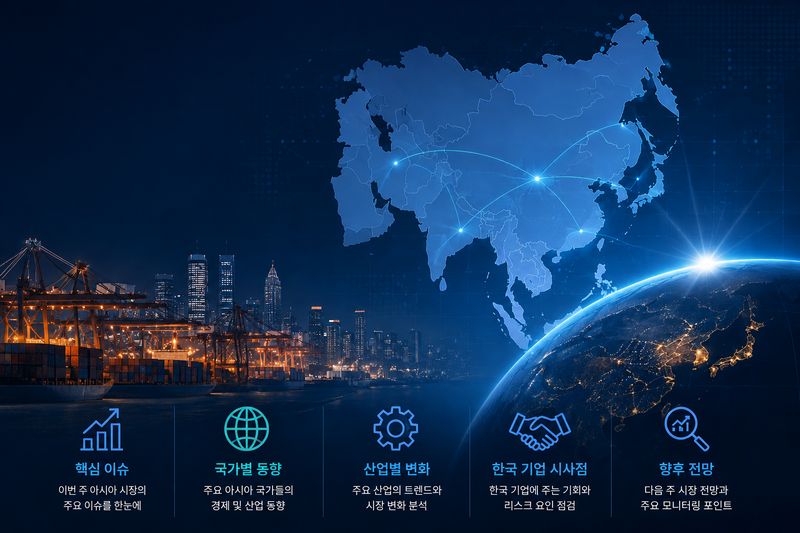 2026년 7월 첫째 주 아시아 경제·산업 동향 분석