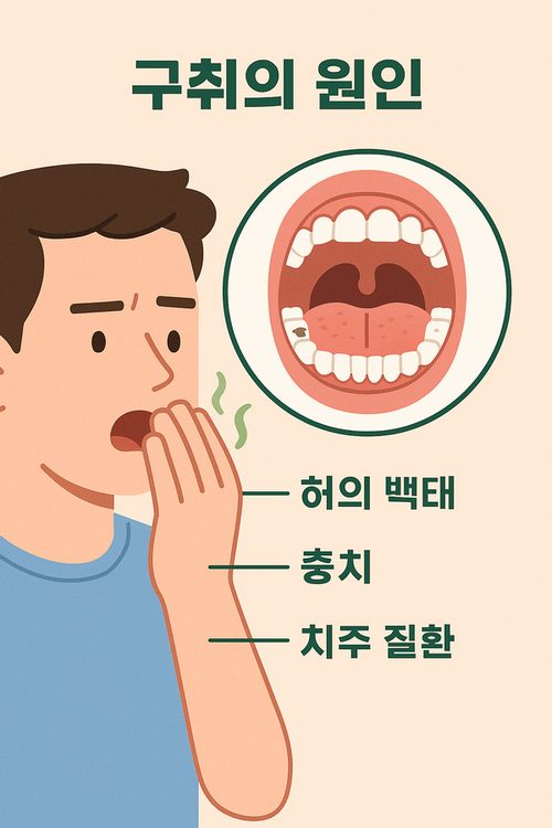입에서 나는 냄새, 구취의 원인과 해결방안