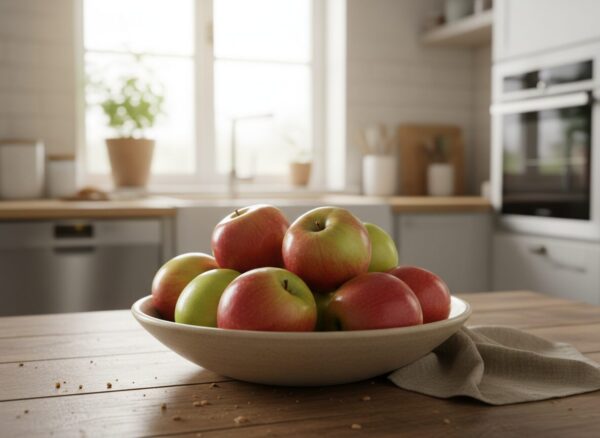 공복에 사과 먹는 건강한 습관